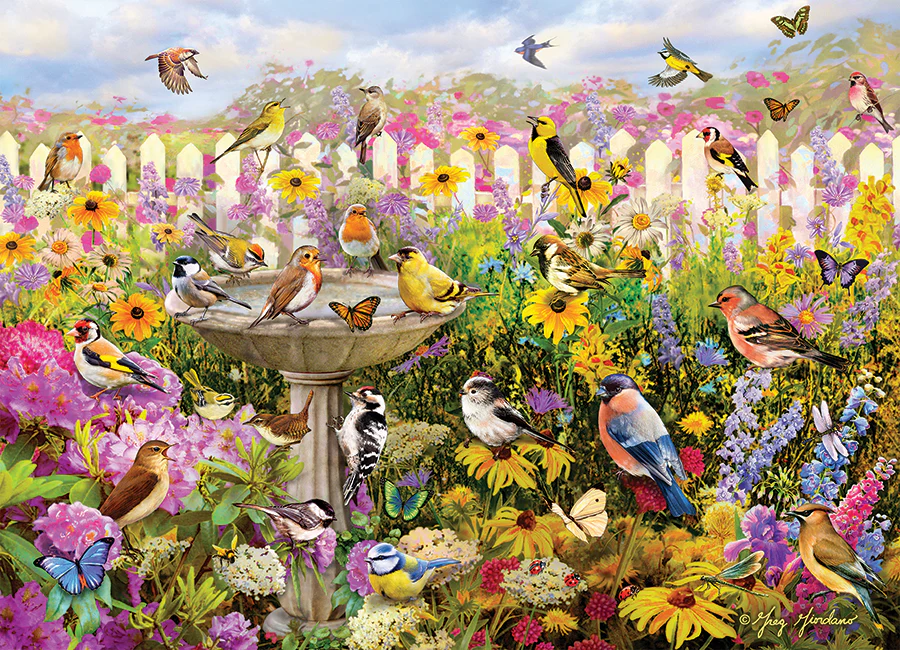 Backyard Bird Bath | 1000 Piece