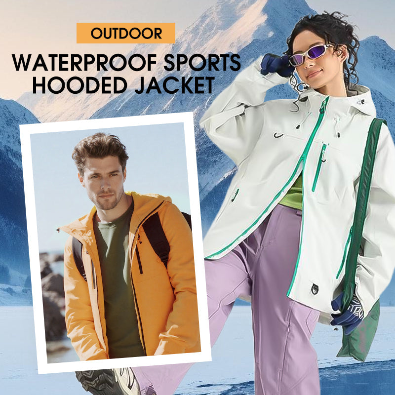 💦LAST DAY SALE 60% OFF⚡50K+ SOLD💕Outdoor Waterproof Sports Hooded Jacket⛰️