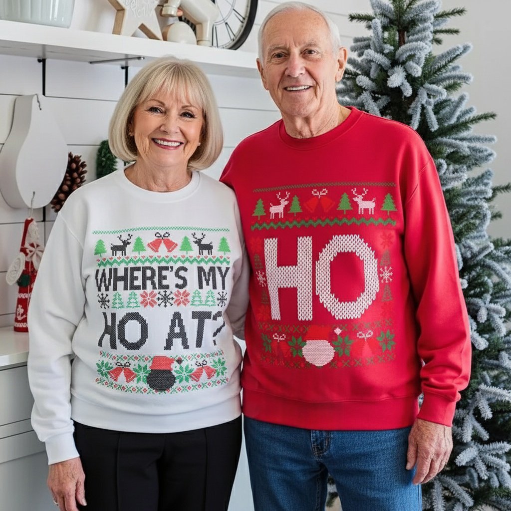 🔥Christmas Sale-Up to 50% OFF!!🎅Funny Couples Christmas Sweatshirt
