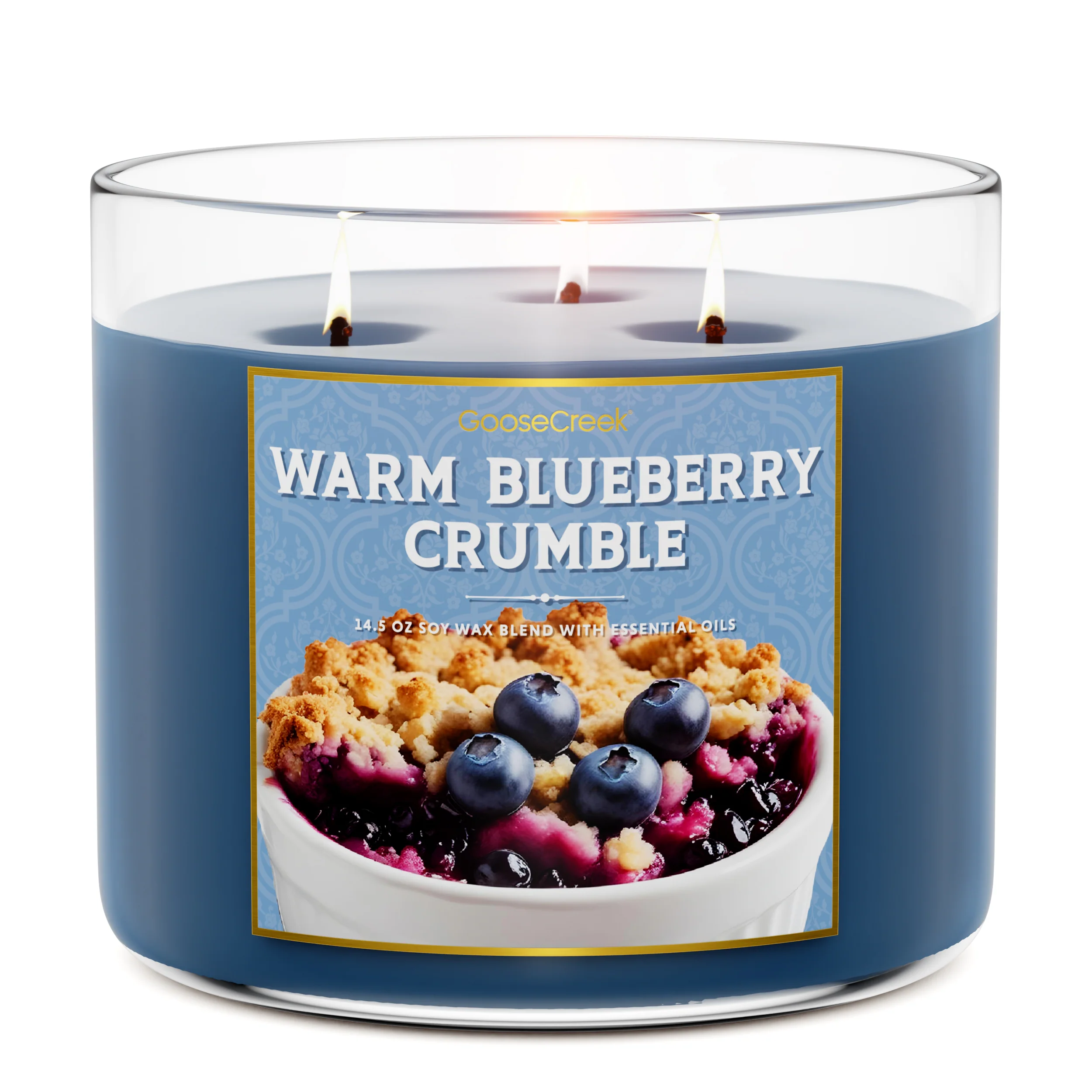 Warm Blueberry Crumble 3-Wick Candle