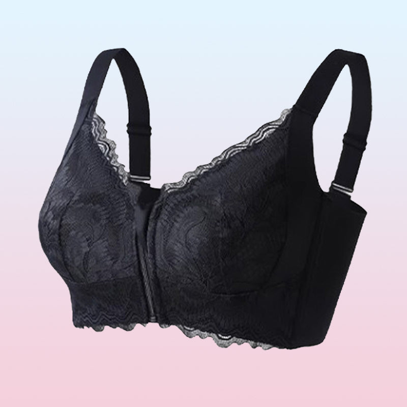 🤩Last Day Special Price ￡9.99!!💐Women's Comfortable Front Closure Lace Posture Support Bra