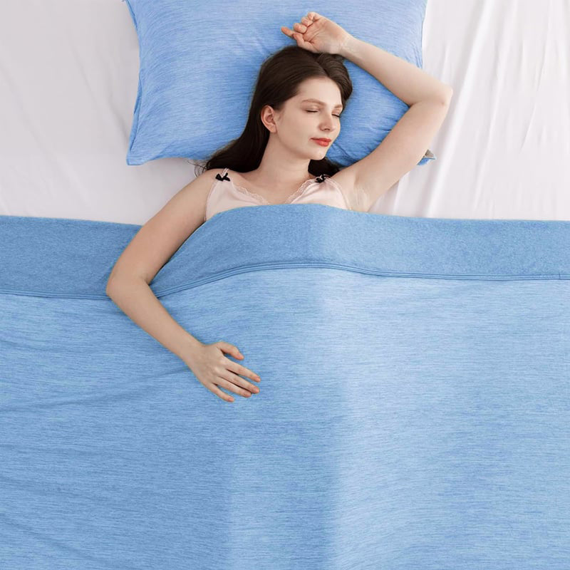 🏆LAST DAY SALE 50% OFF!!💕Smart Cooling Blanket❄️ Lightweight • Breathable • For Hot Sleepers & Night Sweats 😴