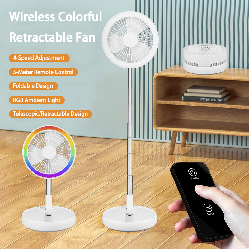 ❄️Summer Hot Sale - Up to 70% OFF⚡50K+ SOLD!🌬️ Telescopic Folding USB Charging Fan