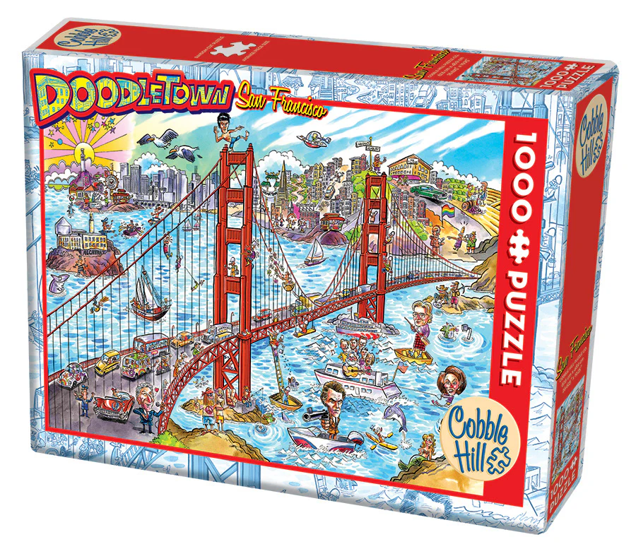 DoodleTown: San Francisco | Discontinued 1000 Piece (Old Big Box)