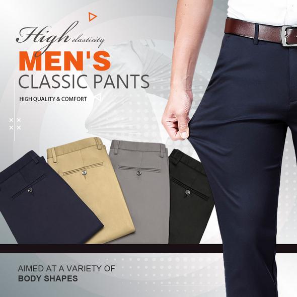 ⏳LAST DAY SALE: ONLY ￡14.99!!⚡🔥High Stretch Men's Classic Pants👖