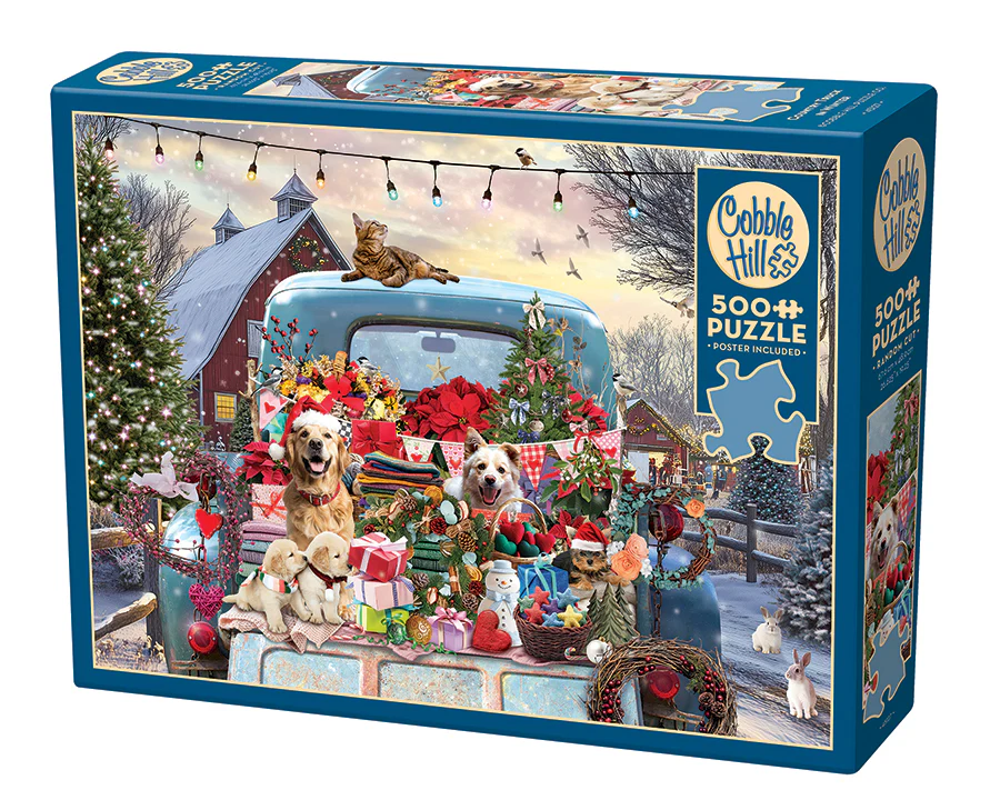 Country Truck in Winter | 500 Piece | AI Assistance