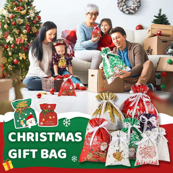 🔥BLACK FRIDAY SPECIAL PRICE: ￡6.99!!🎅The World’s Best Christmas Gift Bag With Drawstring🎁