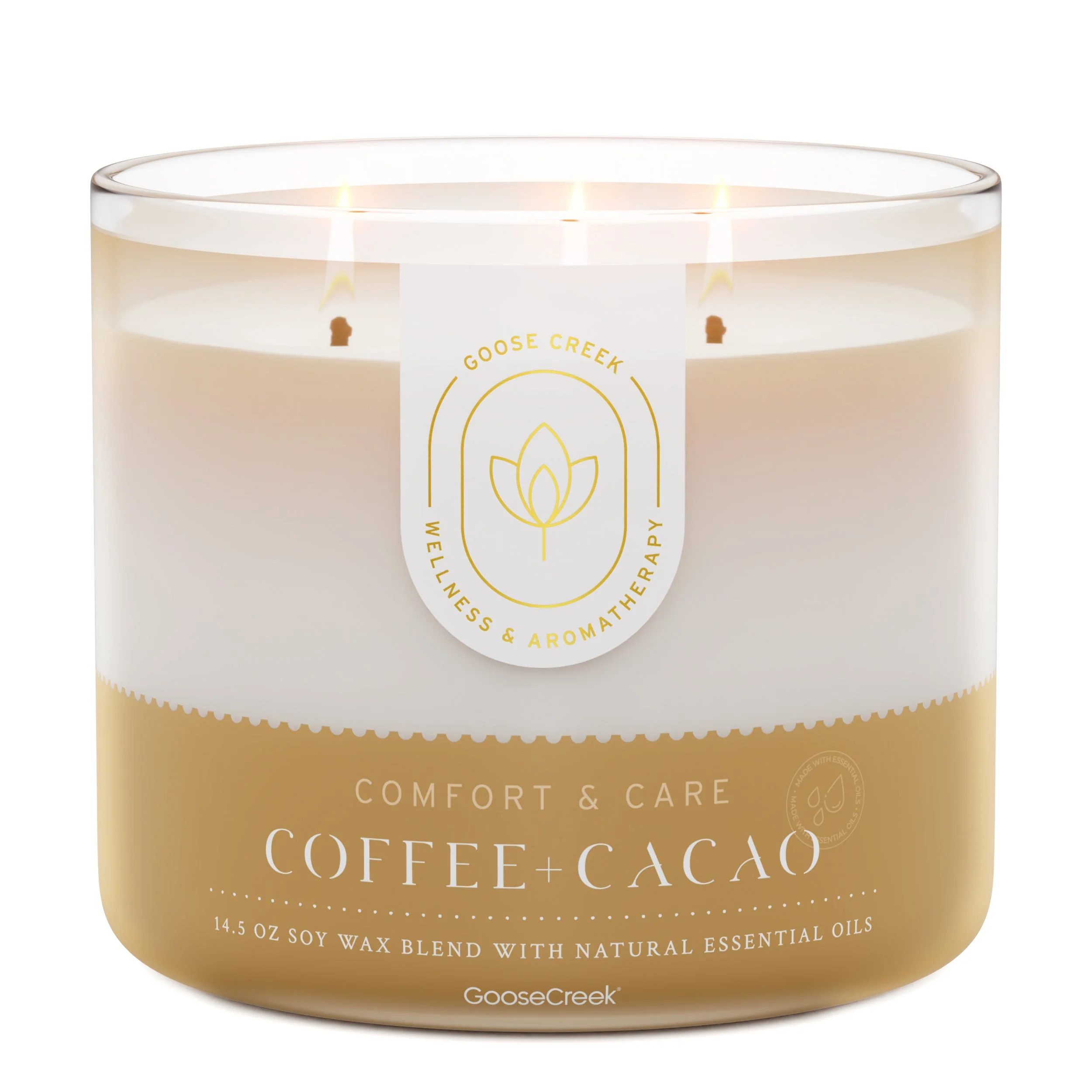 Coffee & Cacao Aromatherapy 3-Wick Candle