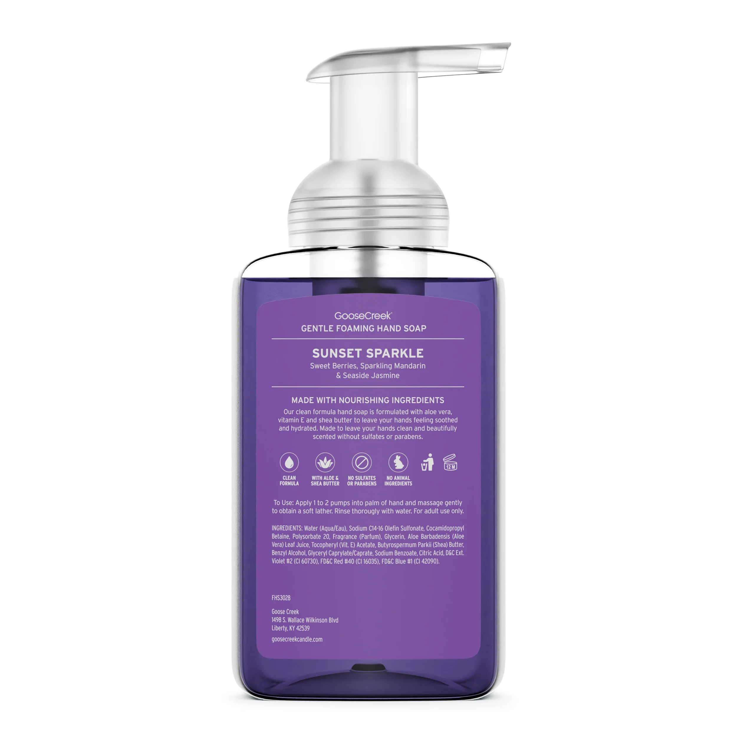 Sunset Sparkle Lush Foaming Hand Soap