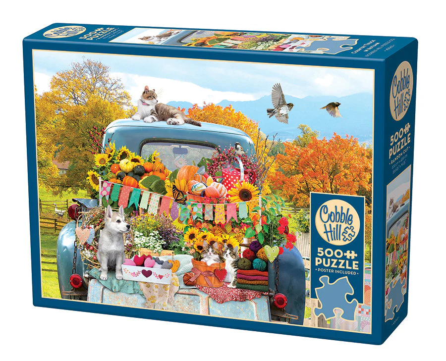 Country Truck in Autumn | 500 Piece