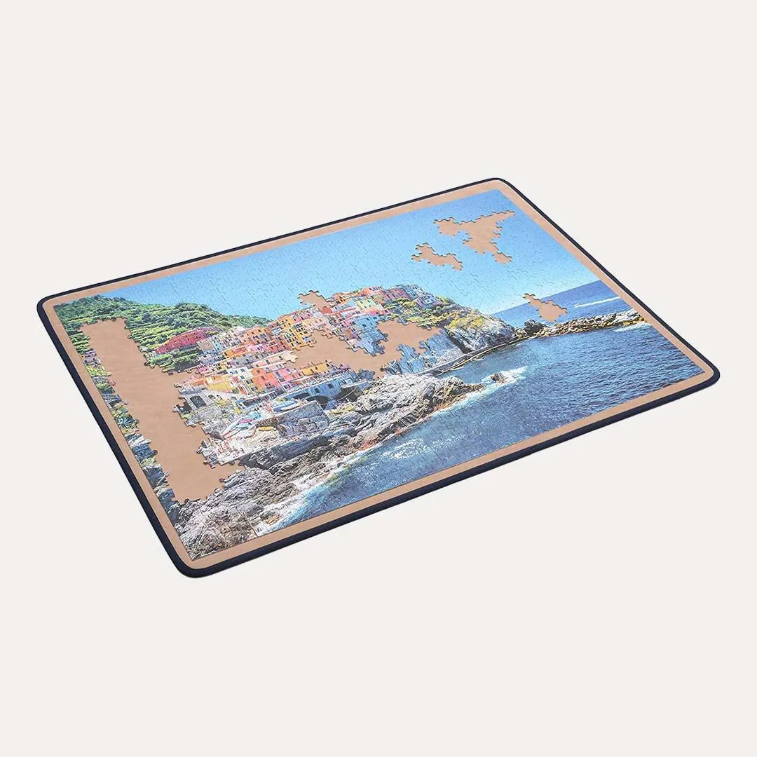 Jigsaw Puzzle Board for Puzzles to 1500 Pieces (Blue/Khaki)