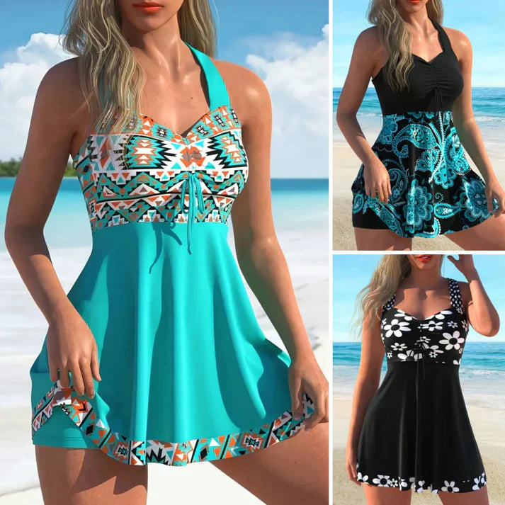 🔥LAST DAY SALE -49% OFF⚡👙Strap Top & Fitted Swim Shorts Separable Swimsuit 