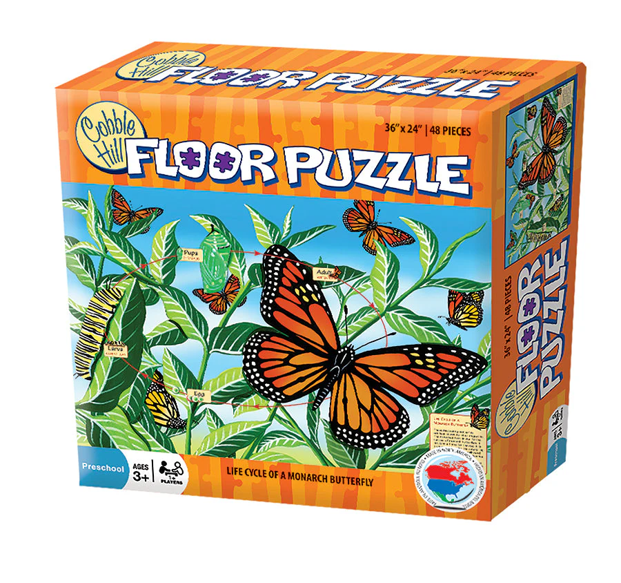 Life Cycle of a Monarch Butterfly (Floor 48pc)