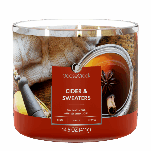 Cider & Sweaters 3-Wick Candle