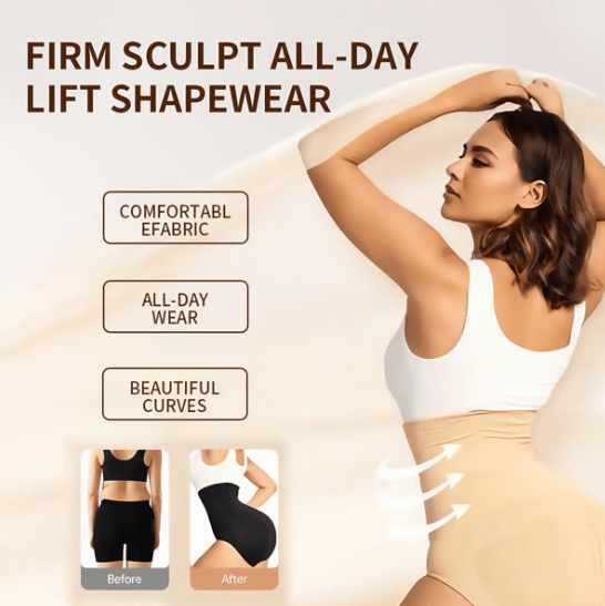 ✨HOT SALE 49% OFF🩲High Waist Tummy Control Shapewear Panties -🥰Achieving Painless Body Shaping!!!