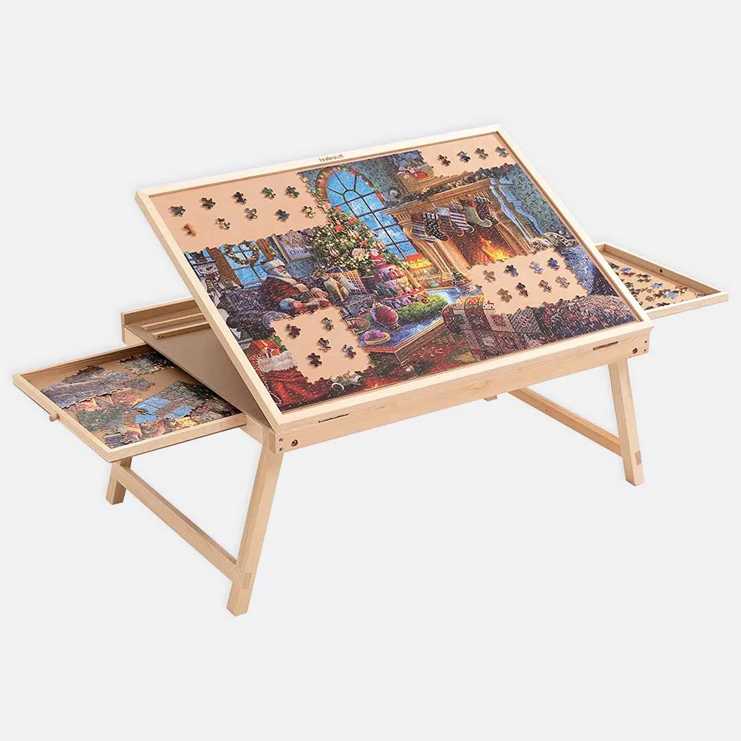 Jigsaw Puzzle Table with Folding Legs for Puzzles Up to 1000 Pieces