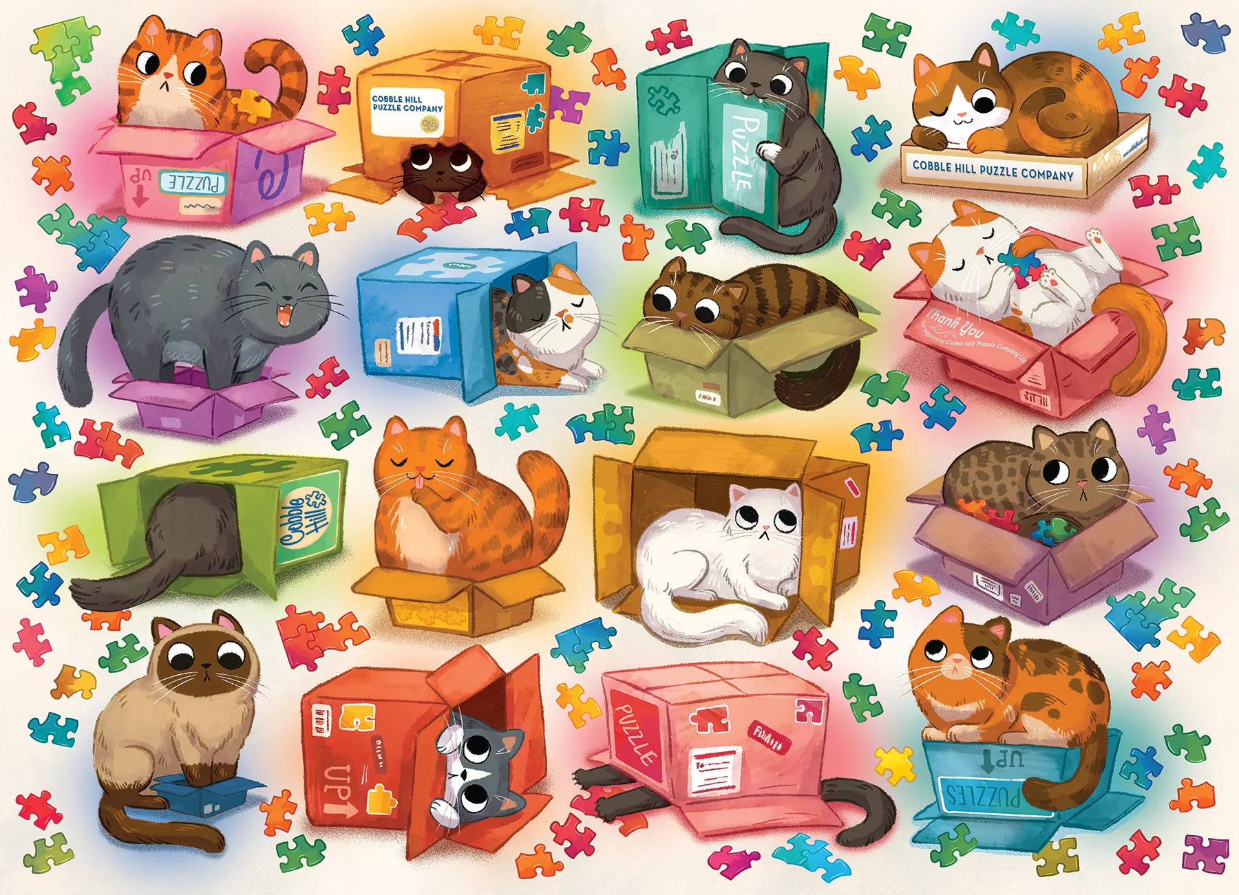 Cats vs Puzzles | 1000 Piece