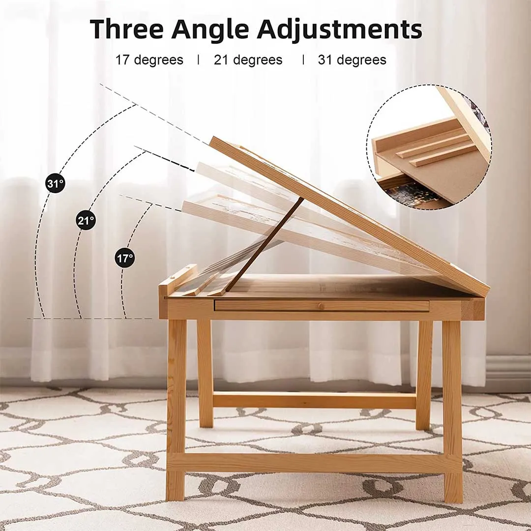 Jigsaw Puzzle Table with Folding Legs for Puzzles Up to 1000 Pieces