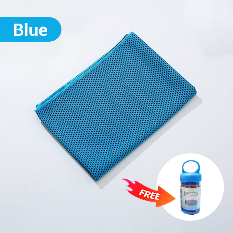 Cold Sweat Towel You Can Use Anywhere, Anytime! Reusable Soft Absorbent Cooling Portable