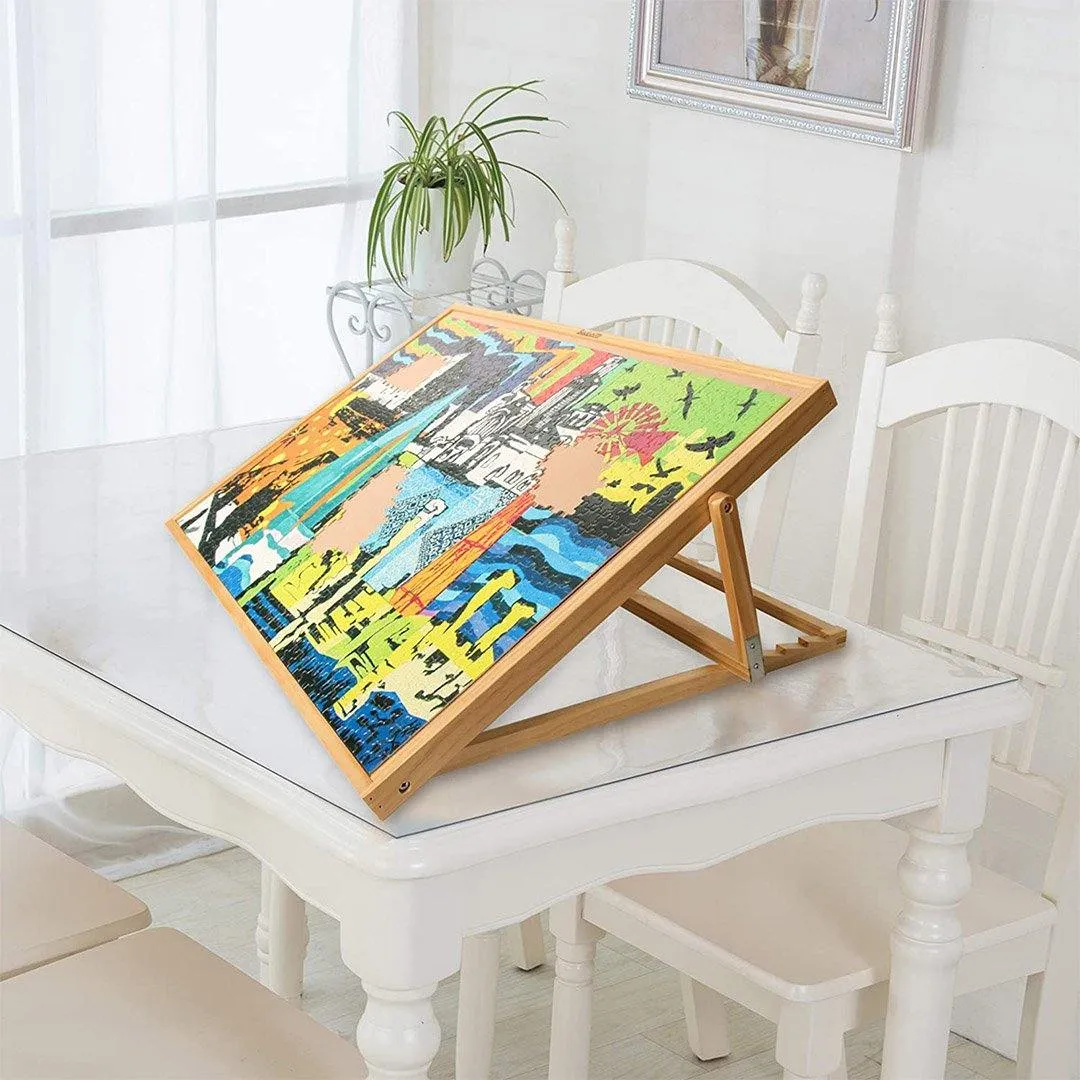 Best Jigsaw Puzzle Easel Board Adjustable Puzzle Table for 1000 Pieces Puzzle