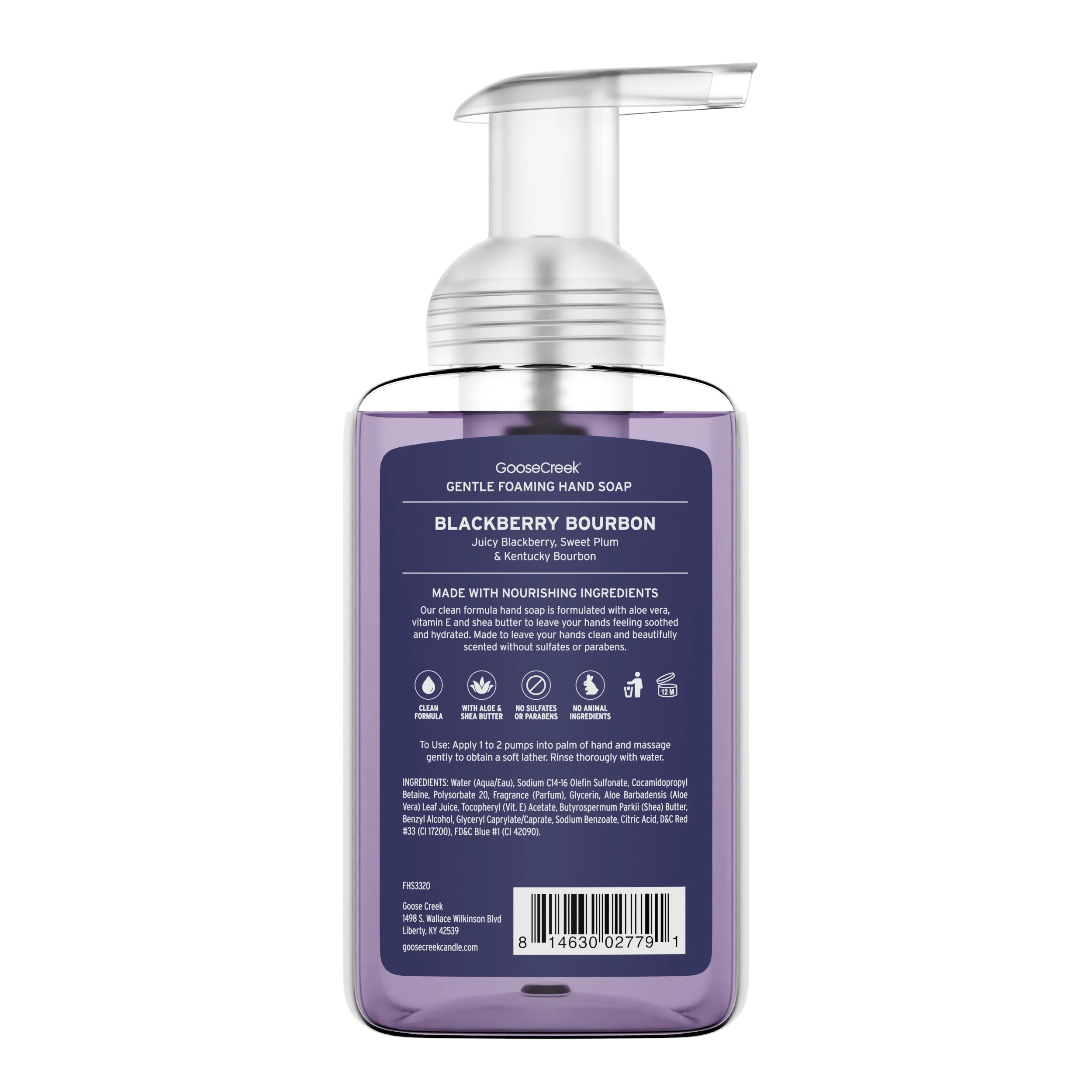 Blackberry Bourbon Lush Foaming Hand Soap
