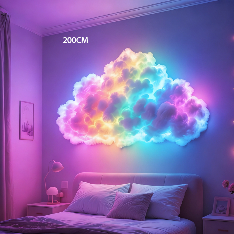 🔥Best Christmas Gift -ONLY £14.99!!🎅DIY USB-Powered Thundercloud LED Light Decor🌈☁️