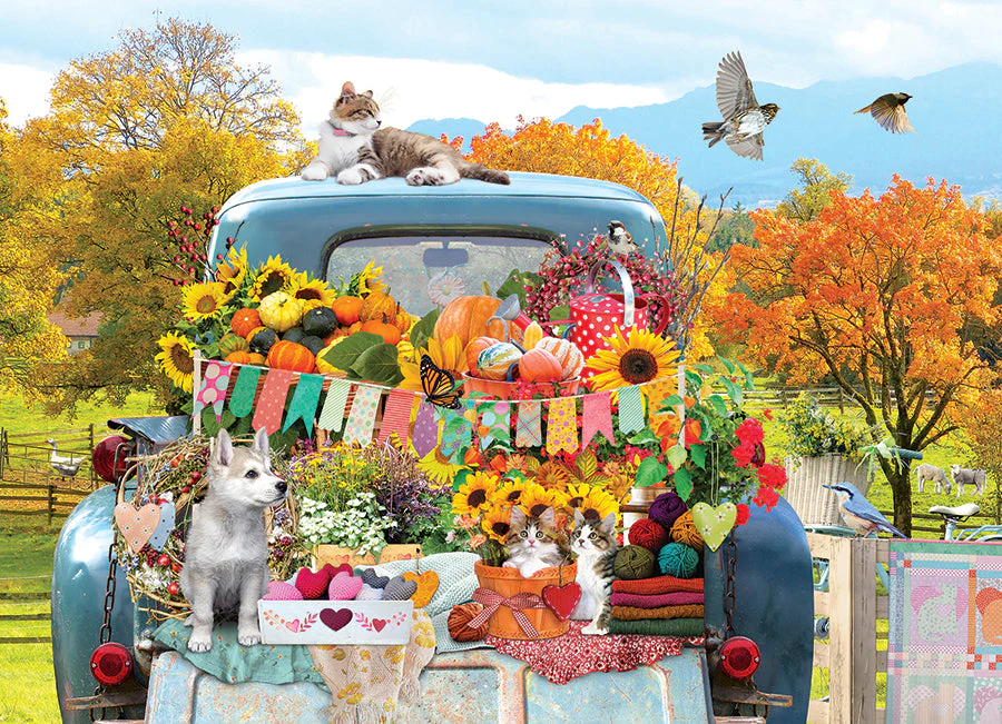 Country Truck in Autumn | 500 Piece