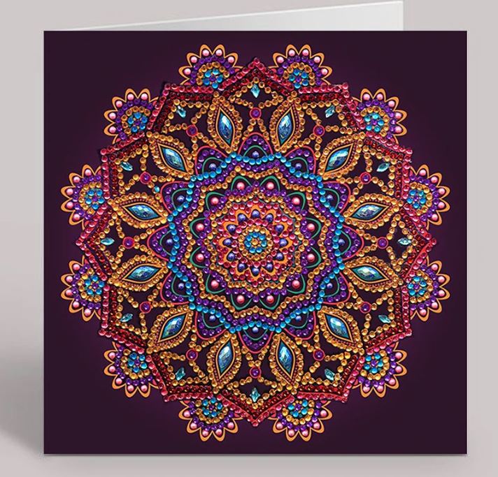 Crystal Art Card Kit: Mandala