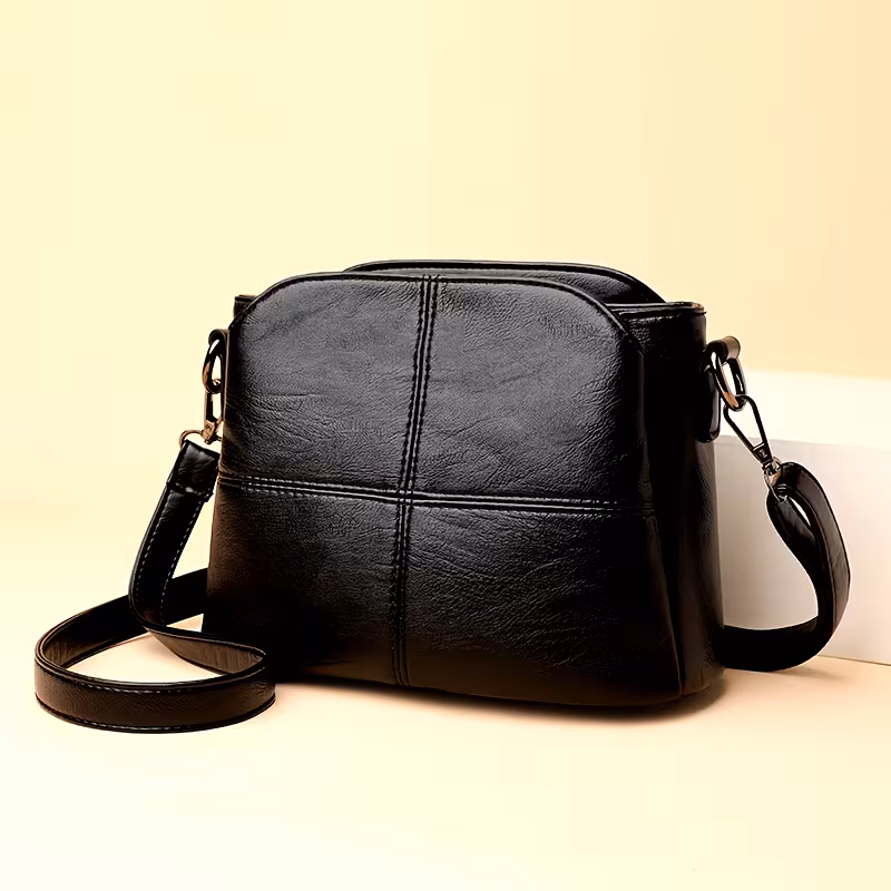 Simple Solid Color Crossbody Bag