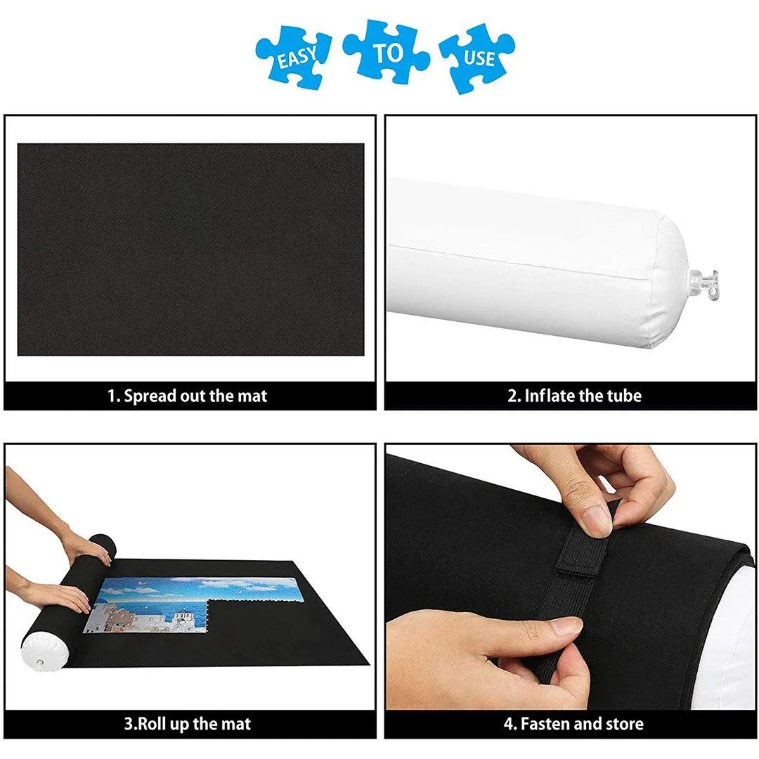 Jigsaw Puzzle Black Felt Mat