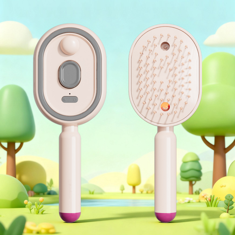 🪮Summer Hot Sale - Up to 70% OFF⚡50K+ SOLD!🪥Electric Spray & Massage Hair Brush💧