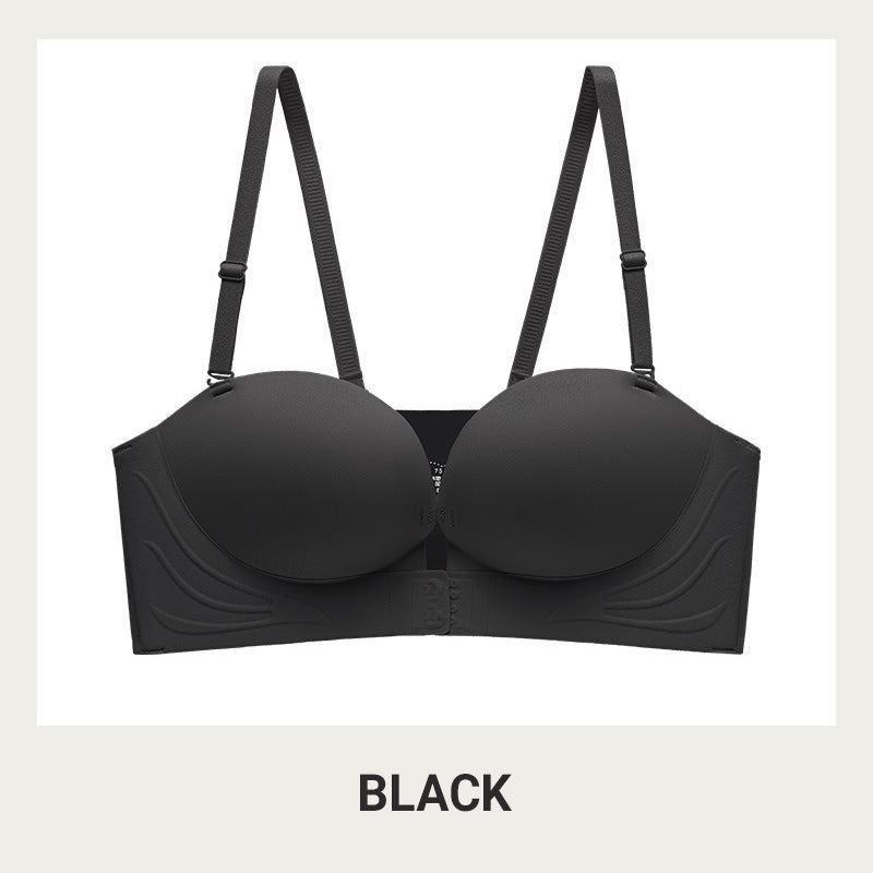 💗LAST DAY SALE 60% OFF⚡50K+ SOLD💕🌟Invisible Strap Front Buckle Push Up Bra🥰