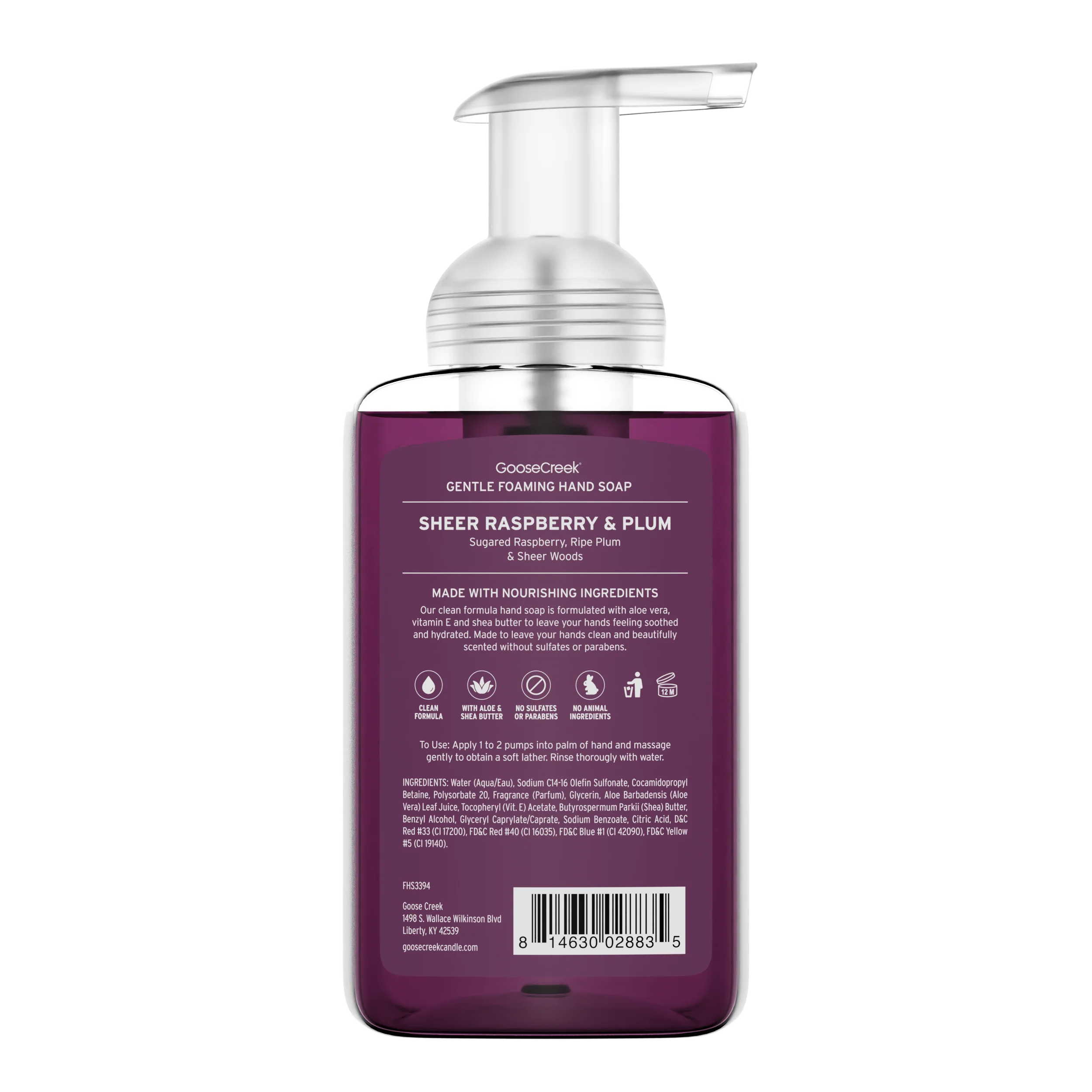 Sheer Raspberry & Plum Lush Foaming Hand Soap