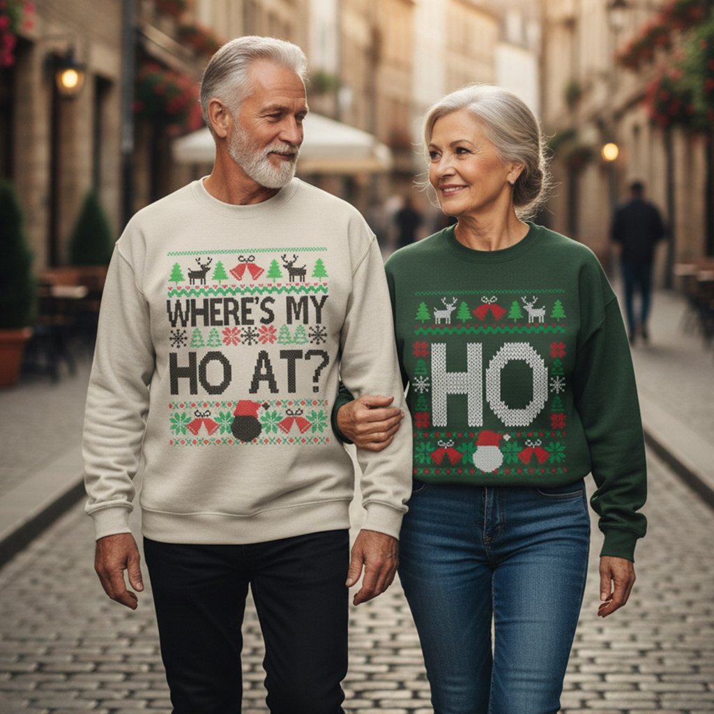 🔥Christmas Sale-Up to 50% OFF!!🎅Funny Couples Christmas Sweatshirt