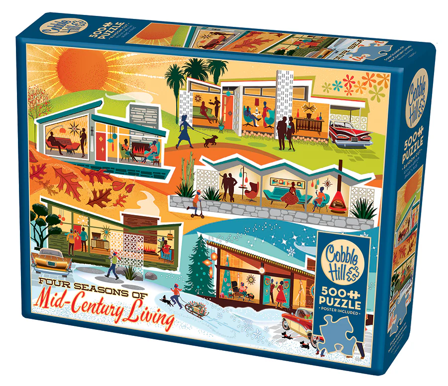 Four Seasons of Mid-Century Living | Discontinued 500 Piece (Old Big Box)