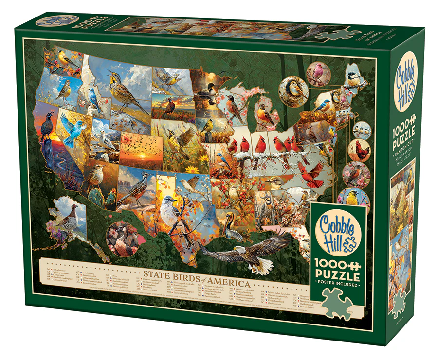 State Birds of America | 1000 Piece | AI Assistance