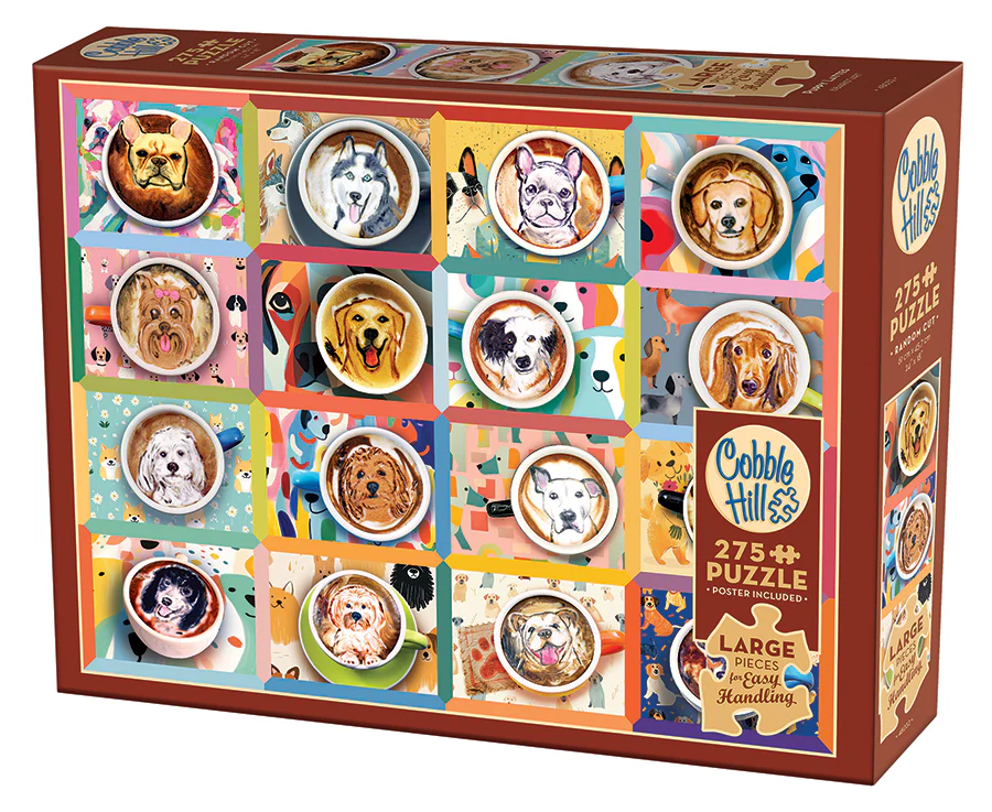 Puppy Lattes | Easy Handling 275 Piece | AI Assistance