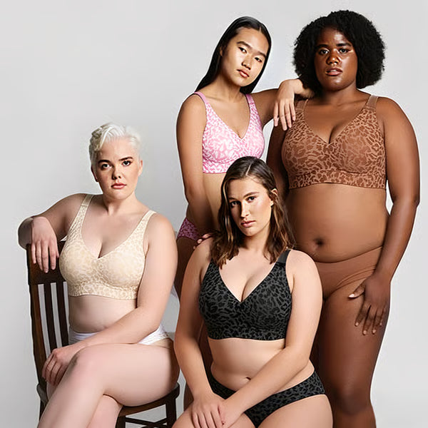 👍LAST WEEK- ONLY￡9.99!!⚡50K+ SOLD💕Jelly Wireless Womens Comfortable Wireless Bras Push Up Bralettes Seamless Tshirts Bras Deep V Everyday Bras