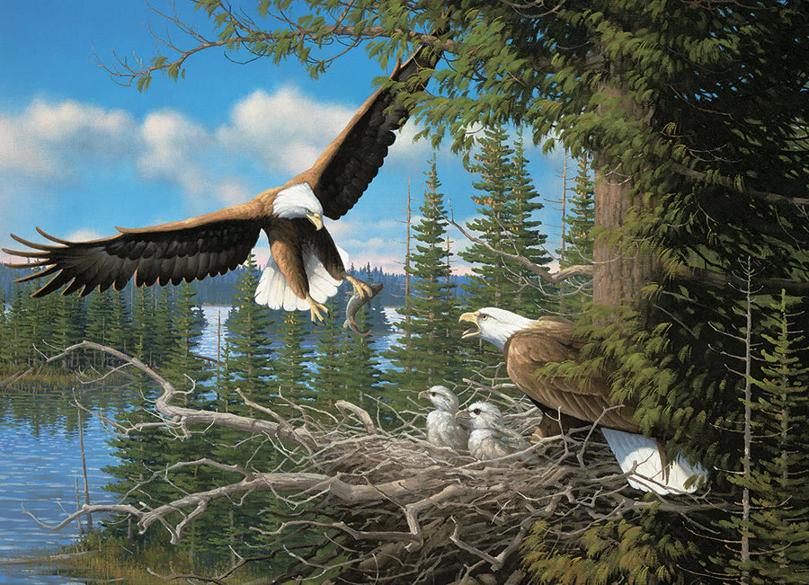 Nesting Eagles | 1000 Piece