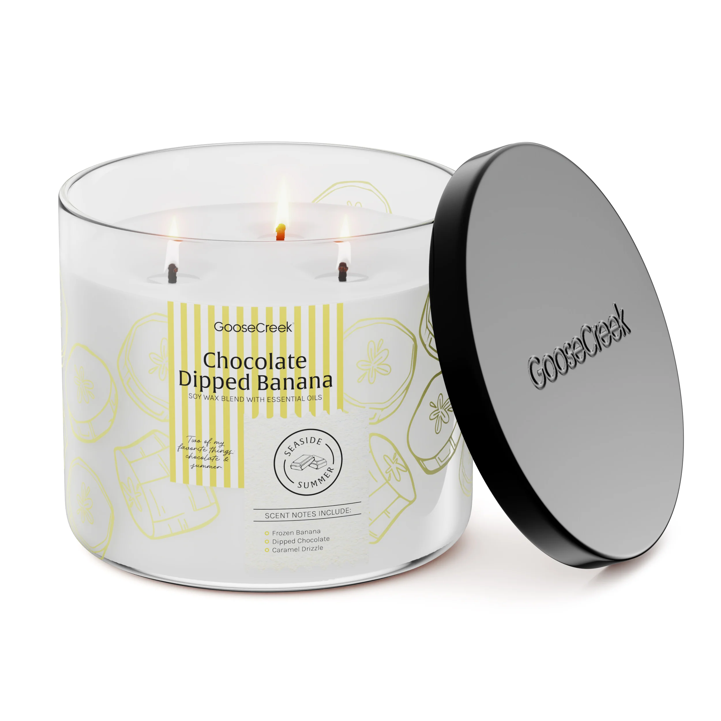 Chocolate Dipped Banana 3-Wick Candle