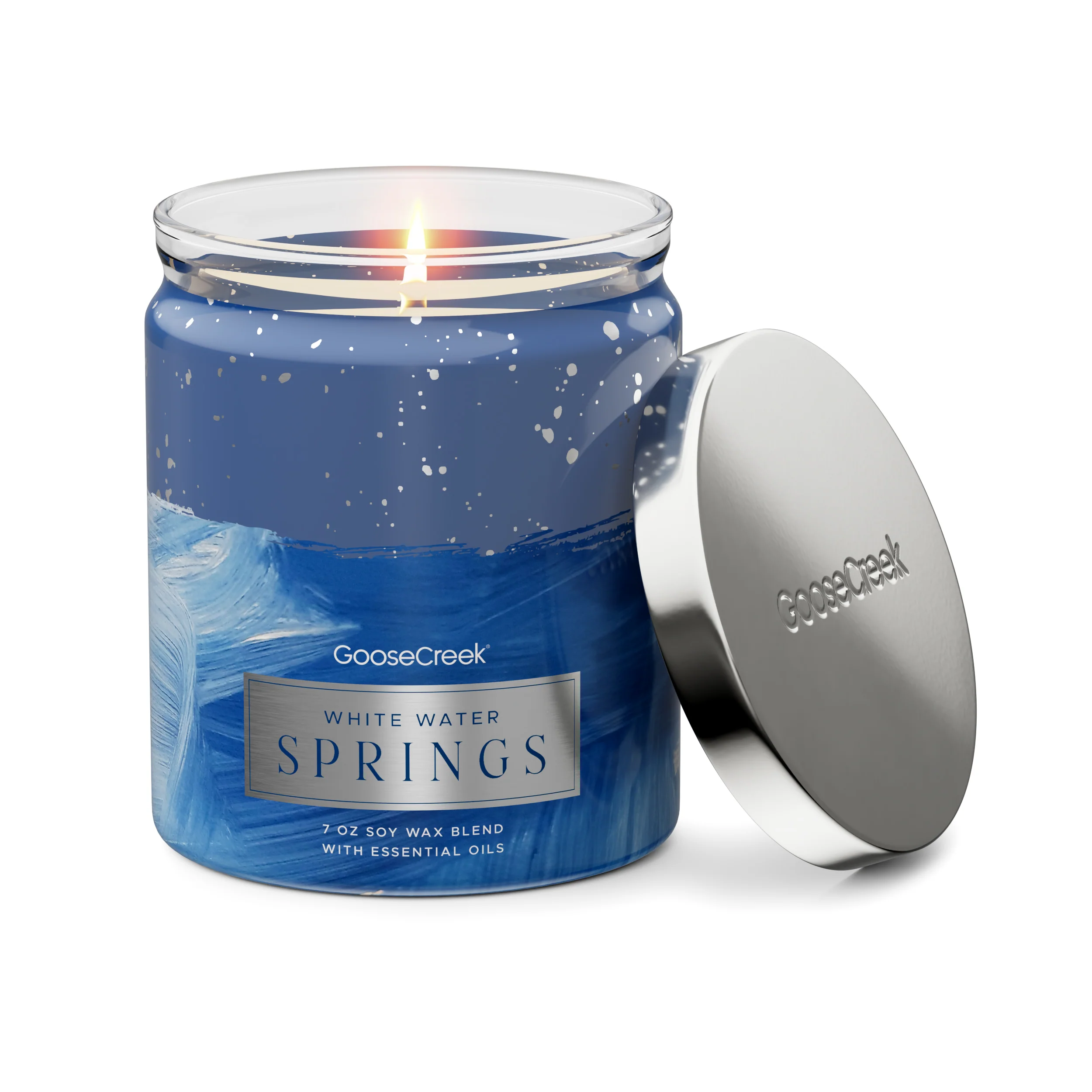 White Water Springs 7oz Single Wick Candle
