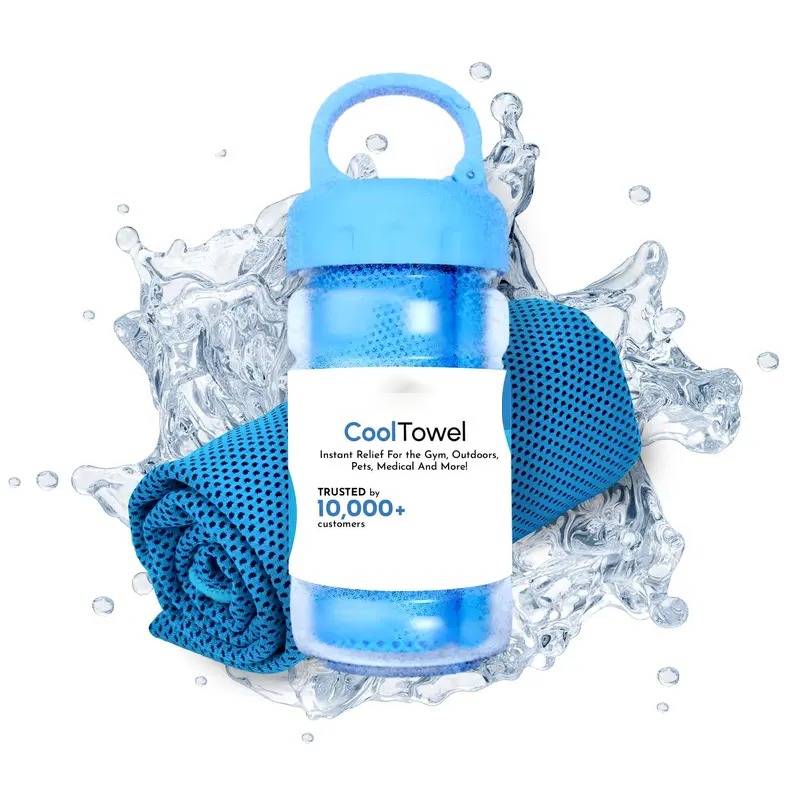 Cold Sweat Towel You Can Use Anywhere, Anytime! Reusable Soft Absorbent Cooling Portable