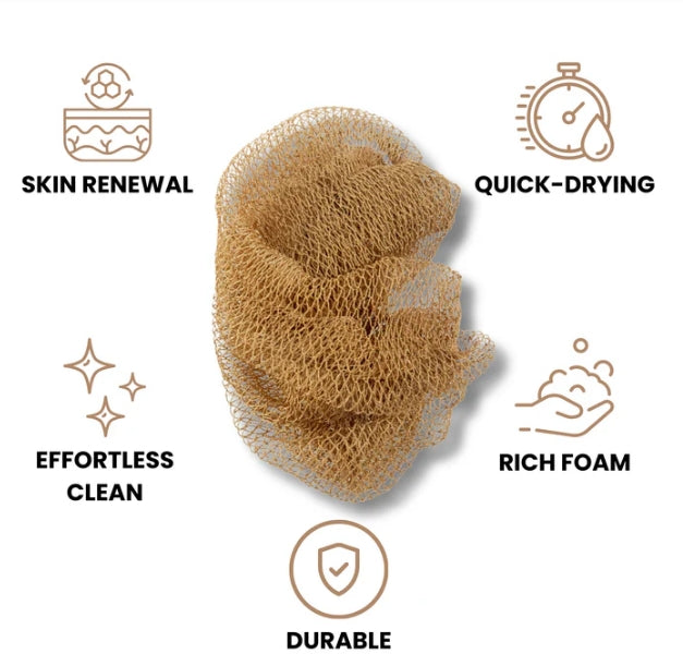 Authentic African Exfoliating Net Bath Sponge