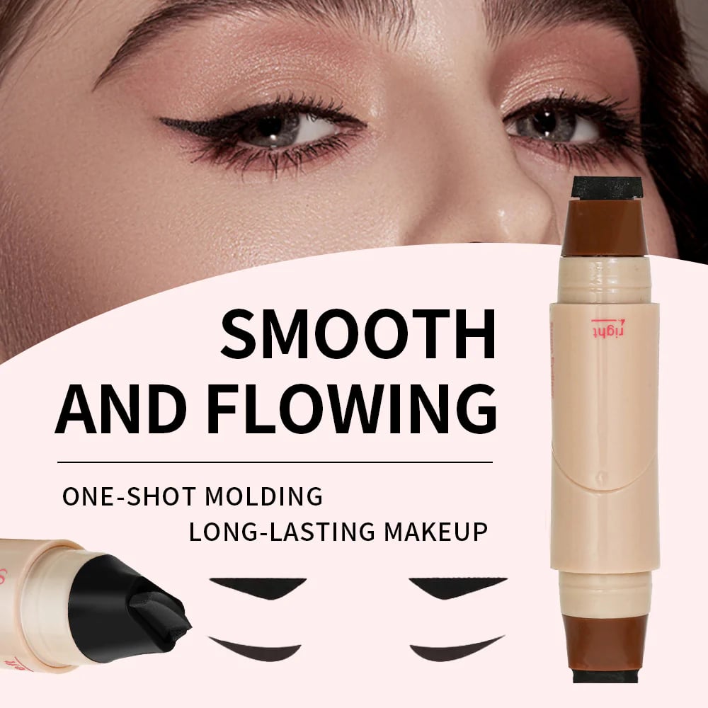 Dual-Head Rotating Eyeliner Stamp Pen🖤Perfect Cat Eye Every Time!
