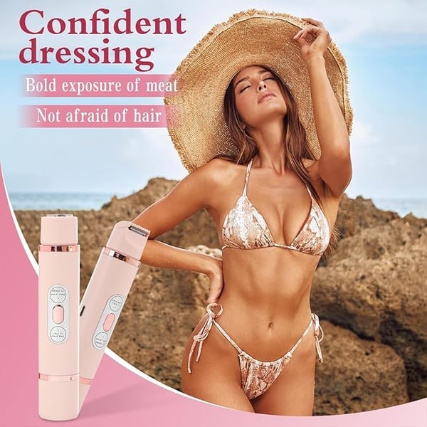 🔥Only £9.99 Last Day Promotion!🎁🌸2-In-1 Women's Electric Cordless Shaver