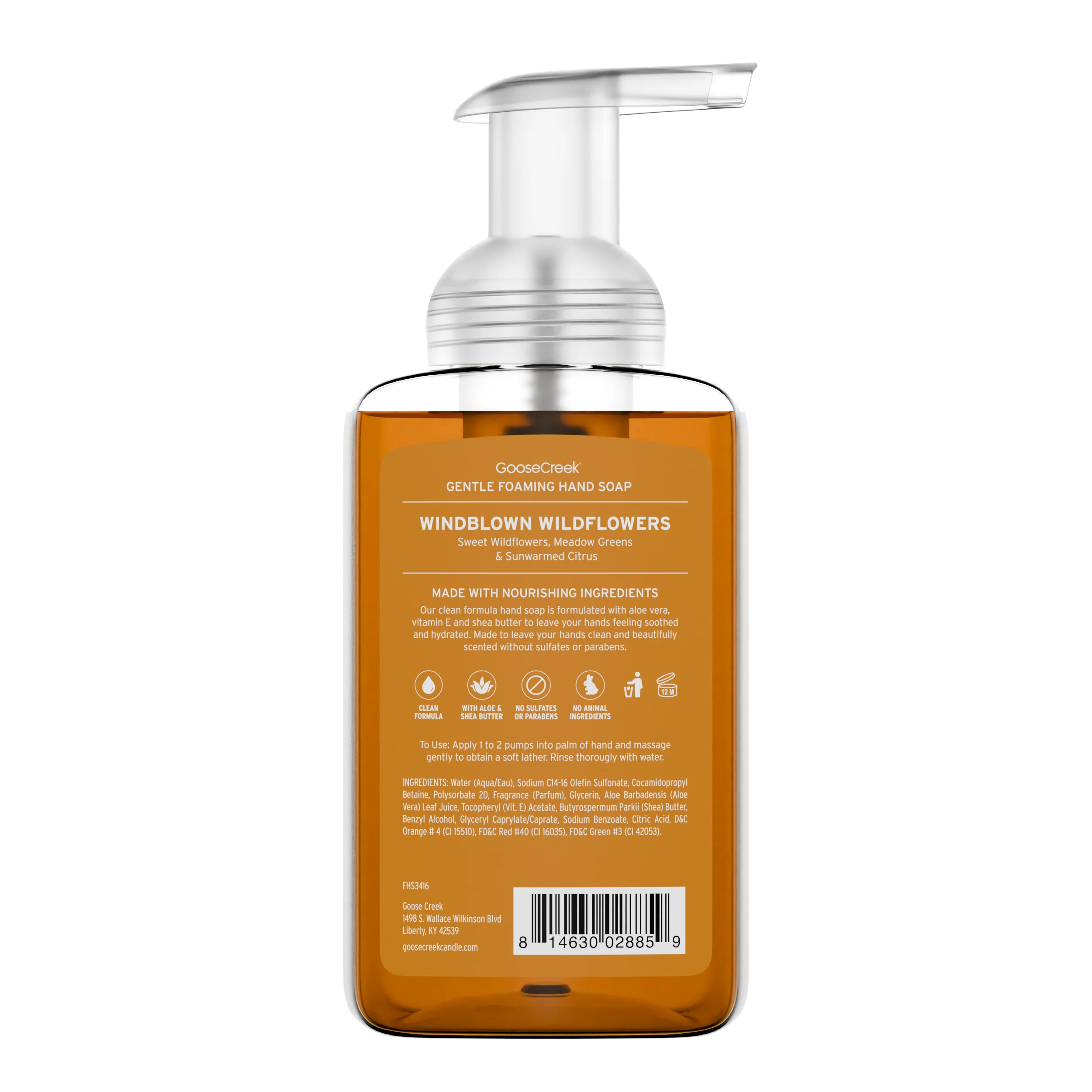 Windblown Wildflowers Lush Foaming Hand Soap
