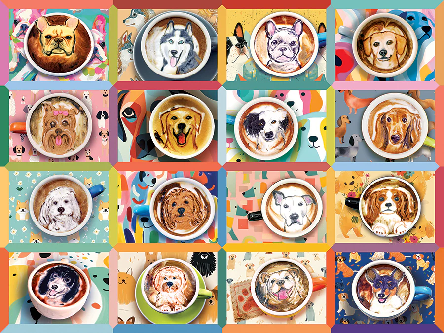 Puppy Lattes | Easy Handling 275 Piece | AI Assistance