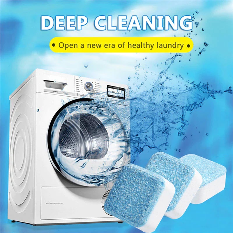 💗LAST DAY SALE 60% OFF⚡50K+ SOLD💕Washing Machine Deep Cleaner Tablets ( Buy 2 Get 3 FREE )