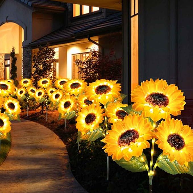 ⏳Limited-time 50% off🌞Solar LED Sunflower Garden Lights-29.6inch/75cm