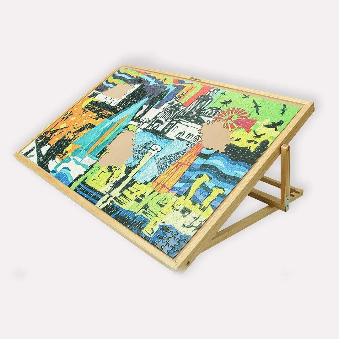 Best Jigsaw Puzzle Easel Board Adjustable Puzzle Table for 1000 Pieces Puzzle